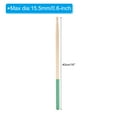 thumbnail image 2 of Maple Wood Drumstick 5A Anti Slip Handle Grips Drum Stick Green for Drumming Musical, 2 Pair, 2 of 6