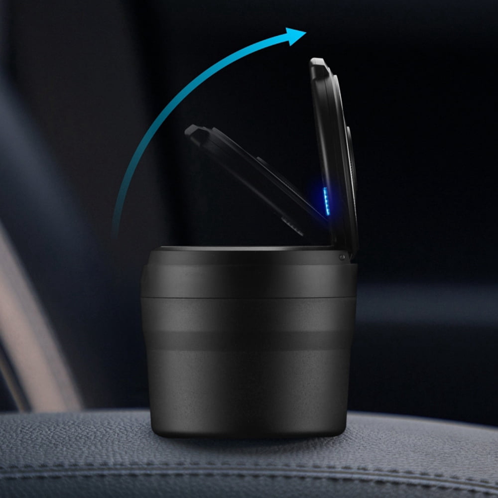 Cendrier Voiture Led, Porte-Gobelet Plastique Cendrier Avec Couvercle