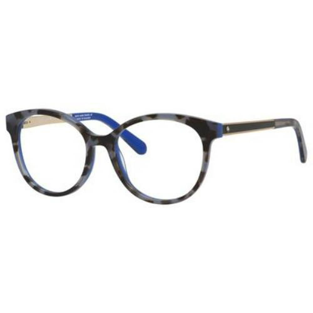 KATE SPADE Eyeglasses CAYLEN 0S5A Blue Havana Gold 50MM - Walmart.com ...
