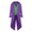 Purple, variant on Medieval Gothic Tailcoat Jacket for Kids Boys Jacket Cosplay Long Coat Costume