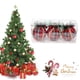 thumbnail image 2 of Bola De Espuma De Navidad Colgante Simulación Tela De Nuez De Pino Celosía Roja Bola De Navidad Decoración Para Navidad Y Fiesta De Cumpleaños Decoración 3 Unids Yuarrent HA042040-02, 2 of 6