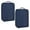 Blue+Blue, variant on Gustave 2 Pack Travel Shoe Bags Foldable Waterproof Shoe Storage Organizer Packing Cubes Portable Shoes Pouch for Luggage with Zipper & Handle Holds "Blue"