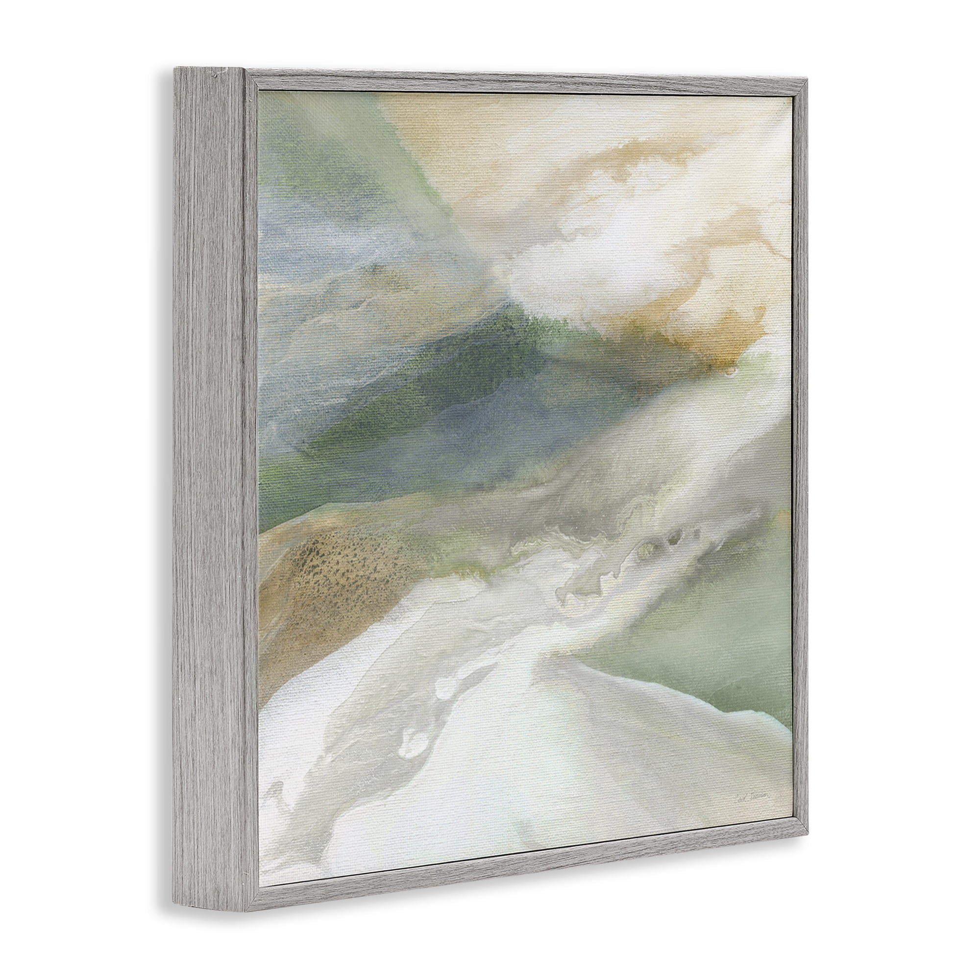Stupell Industries Serene Mist Over Rolling Fields Gray Framed Giclee Art, design by Carol Robinson