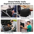 thumbnail image 2 of Small Duffel Bag 17 inch Carry On Weekender Bag for Travel Gym Sport (17x10x9 in) - Black, 2 of 7