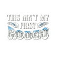 thumbnail image 2 of Auto Drive Rhinestone Rodeo Vinyl Vehicle Decal, White, 5.25” x 3.25”, 2 of 5
