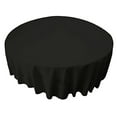 thumbnail image 2 of LA Linen Polyester Poplin Tablecloth 72-Inches Round, Black, 2 of 2