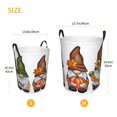 thumbnail image 3 of Daiia Gnomes In Autumn Round Laundry Basket with Handles Thickened Waterproof Circular hamper,Dirty Clothes Storage Basket for Bedroom,Bathroom,College Dorm-, 3 of 6
