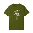 thumbnail image 2 of NAMTYQX Womens T Shirts Loose Fit Plus Size Print Graphic Short Sleeve O-Neck Basic Light Airoft Loose Basic Tees for Women Green Size M, 2 of 3