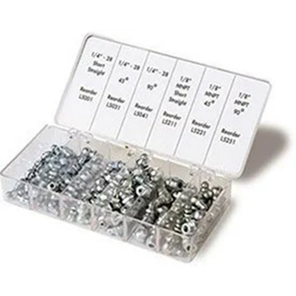 LegacyTM Standard Grease Fitting Assortment, Standard