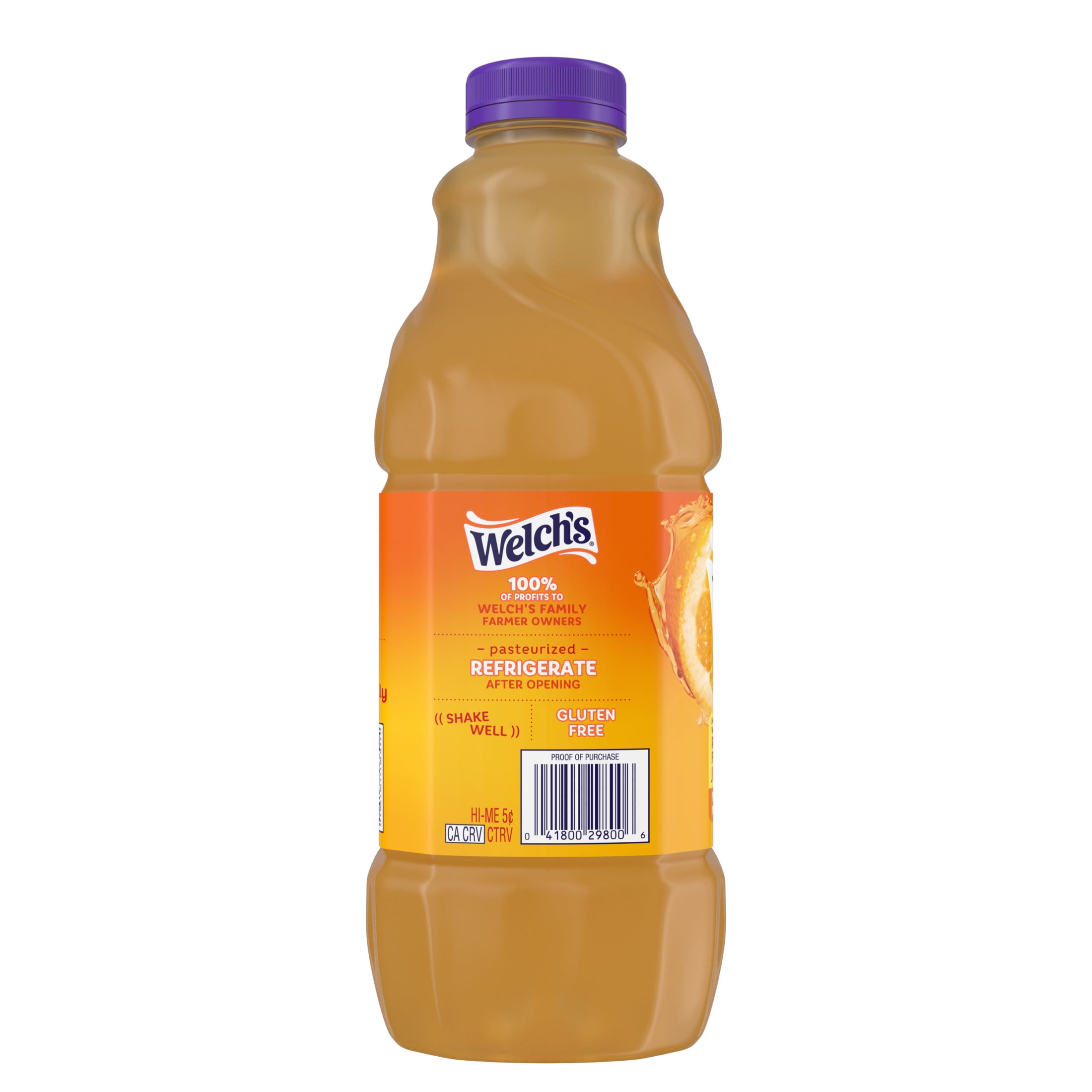 (6 pack) Welch's Orange Pineapple Apple Juice Cocktail, 64 fl oz Bottle