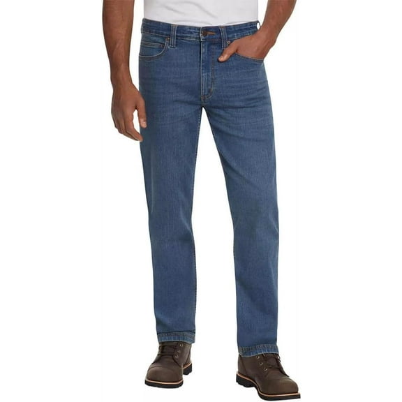 Kirkland Signature Men's Classic 5 Pocket Stretch Jeans (US, Waist Inseam, 30, 34, Regular, Regular, Medium Blue)