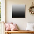 thumbnail image 5 of Canvas Wall Art Gray Black Canvas Art Print Gradient Pictures Wall Decor for Living Room Bedroom Artwork Decorations Stretched Framed Ready to Hang 16"x16", 5 of 9