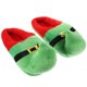 thumbnail image 2 of 1 Pair Plush Warm Slippers Non-Slip Slip-On Shoes Christmas Gift for Adults and Kids Green Size 41-47, 2 of 2