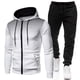 thumbnail image 2 of Chándal con estampado de moda para hombre, Sudadera con capucha y cremallera, pantalones de chándal, trajes de dos piezas, conjuntos deportivos informales para Fitness y trotar, 2 of 5