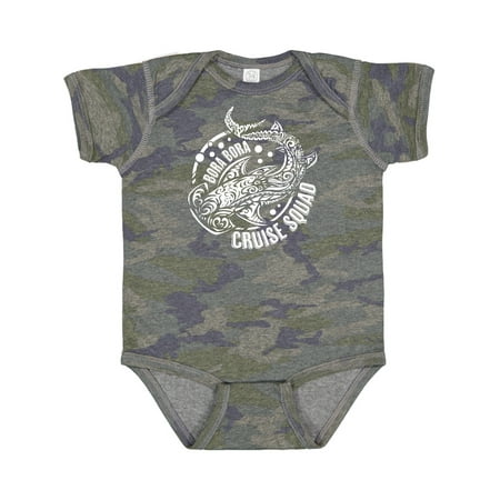 

Inktastic Bora Bora Cruise Squad Shark Design Gift Baby Boy or Baby Girl Bodysuit
