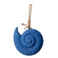 thumbnail image 3 of Adorno de madera mediterráneo para decoración del hogar, decoración de madera para interiores y exteriores, colgante de pared. Azul, 3 of 9