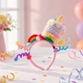 thumbnail image 2 of Birthday Cake Headband, Rainbow Star Party Headband, Adjustable Twisted Fabric Hair Accessory for Birthday Parties, Celebrations, Weddings and Themed Events, 2 of 5