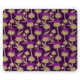 thumbnail image 1 of Thistle Mouse Pad, Graphic Background with Vibrant Colored Scottish Thistles Pattern, Rectangle Non-Slip Rubber Mousepad, Yellow Green and Purple, by Ambesonne, 1 of 2