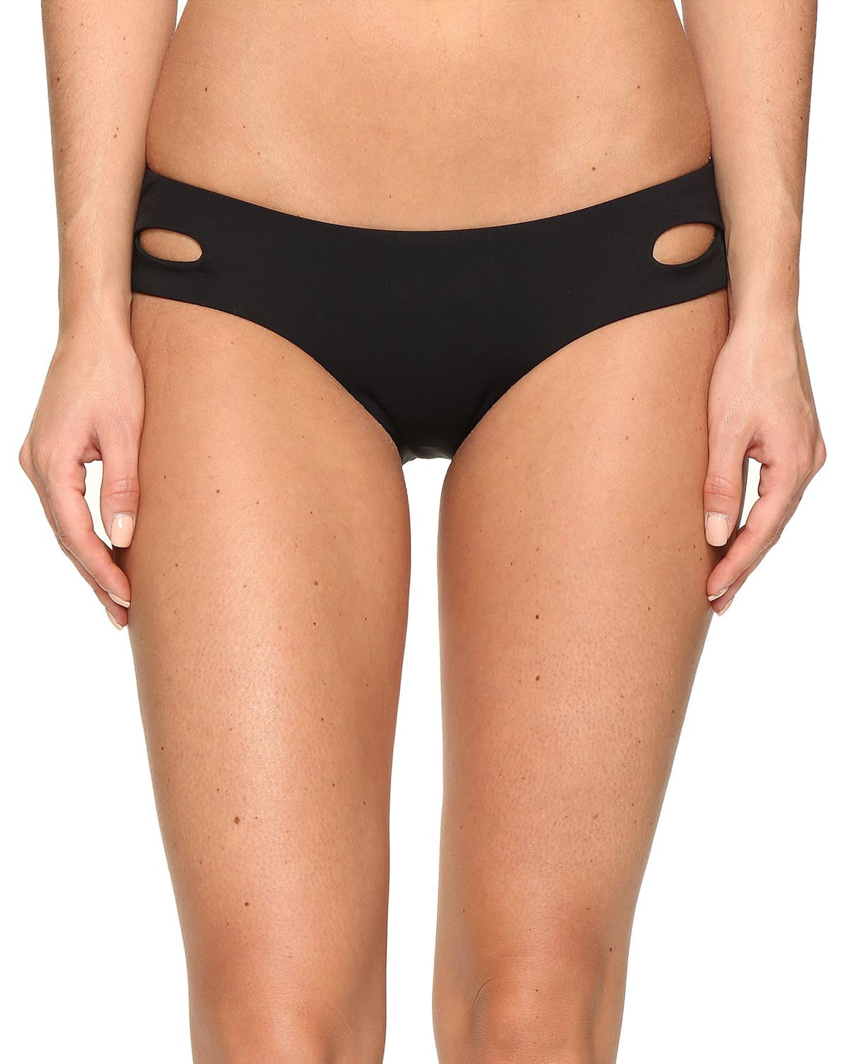 Becca by Rebecca Virtue Swimsuit Bikini Bottom Cut Out Hipster SKL Size M 