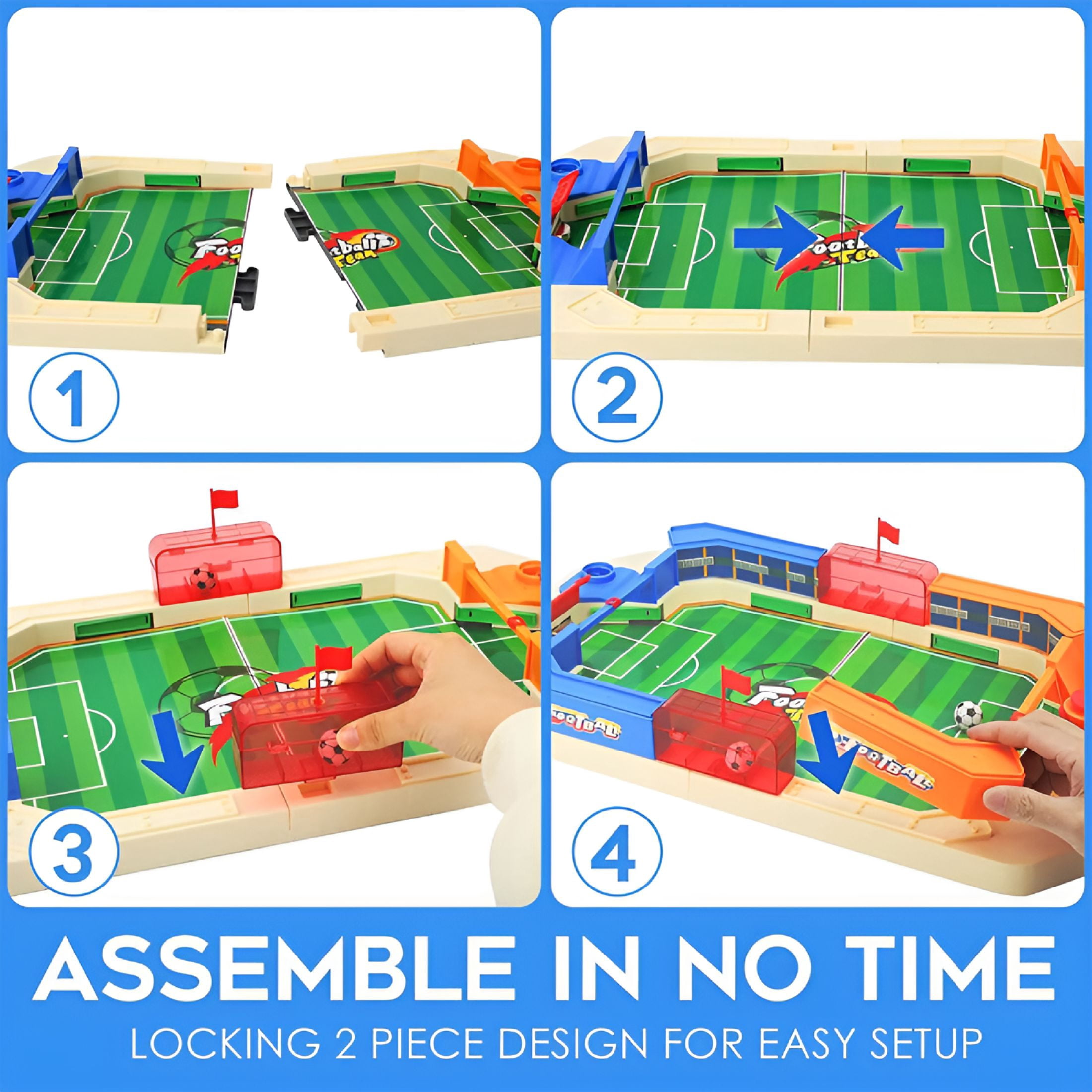 BESTSKY 2026 New Mini Foosball Table Games Tabletop Football Soccer for Indoor Fun,Birthday Gift for Kids