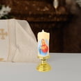thumbnail image 2 of MOVTOTOP Religious Candle Virgin Mary Candle LED Candle Flameless Candle Light Catholic Prayer Candle, 2 of 8