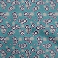thumbnail image 1 of oneOone Cotton Jersey Turquoise Blue Fabric Sports Diy Clothing Quilting Fabric Print Fabric By Yard 58 Inch Wide, 1 of 5