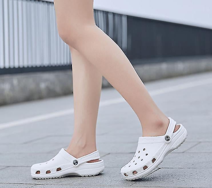 crocs off white 36