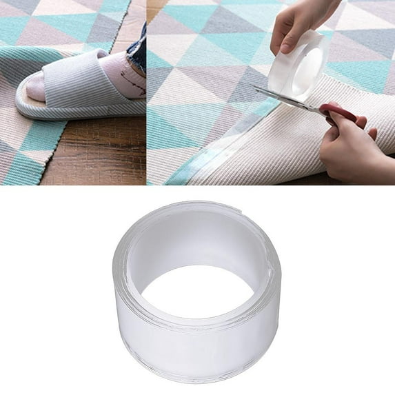 Washable Non-marking Tape, Double-sided Tape Removable Tape Reusable Tape For Walls, Kitchen
