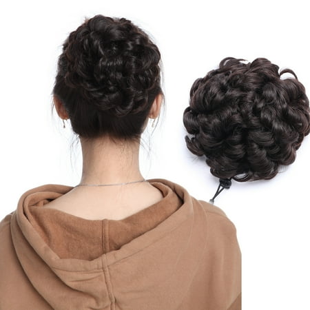 S Noilite 100 Human Hair Bun Messy Bun Hair Extension Hair Piece