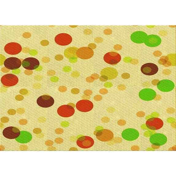 Ahgly Company Indoor Rectangle Patterned Tea Green Area Rugs, 7' x 9'