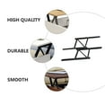 thumbnail image 5 of WRISTBIQUE 1Pair Black Tea Table Bracket Folding Frame with Buffer Buffer and Convenient Furniture Accessory, 5 of 5