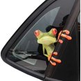 thumbnail image 1 of 5 uds 3D lindo Peep Frog pegatinas divertidas para coche camión ventana vinilo calcomanía gráficos Auto Rojo Verde, 1 of 5