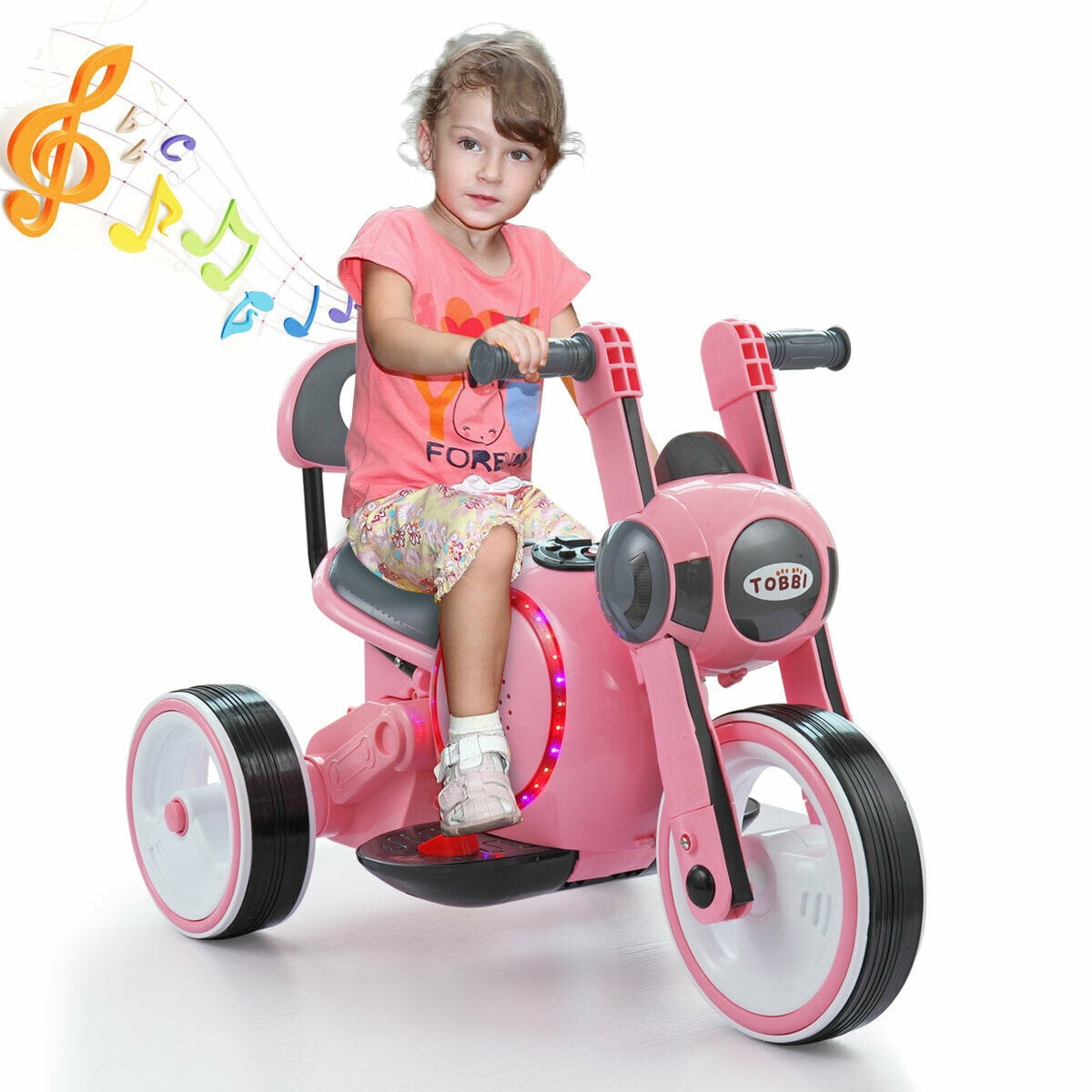 pink 3 wheel motorcycle