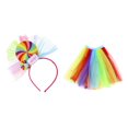 thumbnail image 1 of Way to Celebrate Halloween 2 Piece  Rainbow Tutu Dress Up Set, 1 of 7