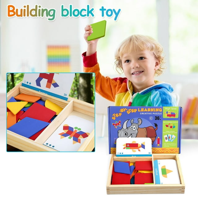 Big Save,HWRETIE Puzzles Clearance,Children's Geometric Puzzles Enlightenment Puzzle Early Education