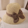 thumbnail image 6 of GILIGEGE Women Summer Straw Sun Hat, 2026 New Foldable Roll Up Floppy Bucket Hat, Breathable Beach Hat for Girls, Stylish Wide Brim Cap Perfect for Travel, Vacation and Outdoor Activities Beige, 6 of 9