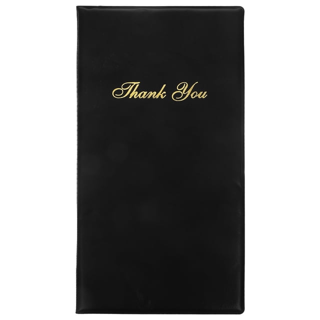 Porta tarjetas para cheques de invitados, tablero para servir cheques de restaurante, carpeta para exhibir menús
