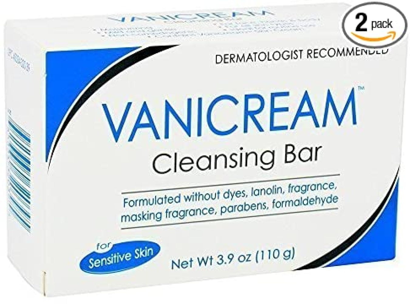 Vanicream Cleansing Bar 3.9 Oz (110 G) Pack of 2 by Vanicream