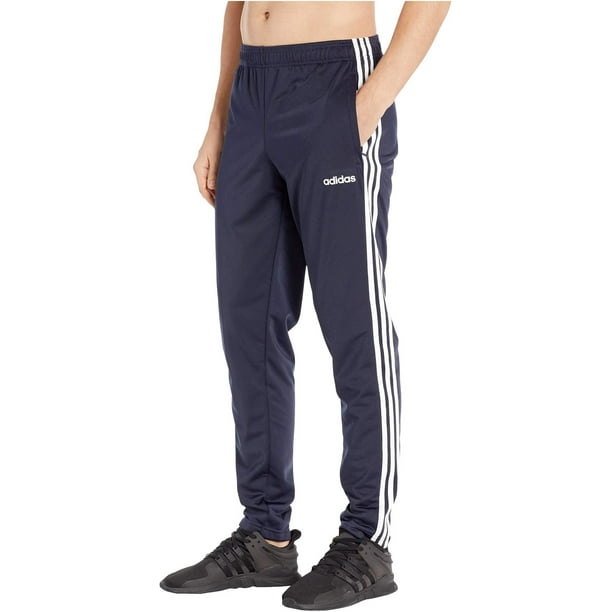 adidas Men's Essentials 3-Stripe Tricot Open Hem Pants 