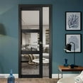 thumbnail image 3 of Lucia 2555 Matte Black, Sliding Pocket Door with Clear Glass - 30" х 96", 3 of 6
