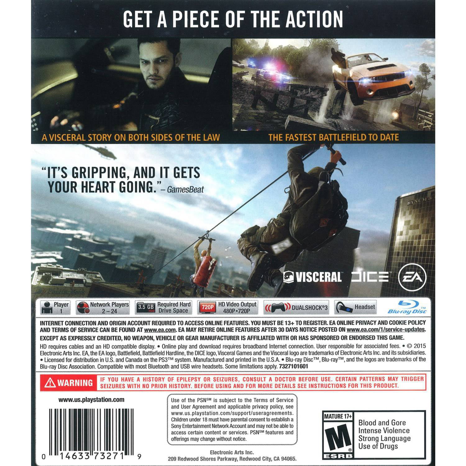 Battlefield 4 PS3 Electronic Arts BLJM-61039 Japan Used