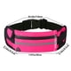thumbnail image 3 of Cinturón deportivo para correr, bolsa impermeable y resistente a los golpes para teléfonos móviles, almacenamiento de botellas de agua para ciclismo al aire libre y carreras matutinas - Magenta, 3 of 8