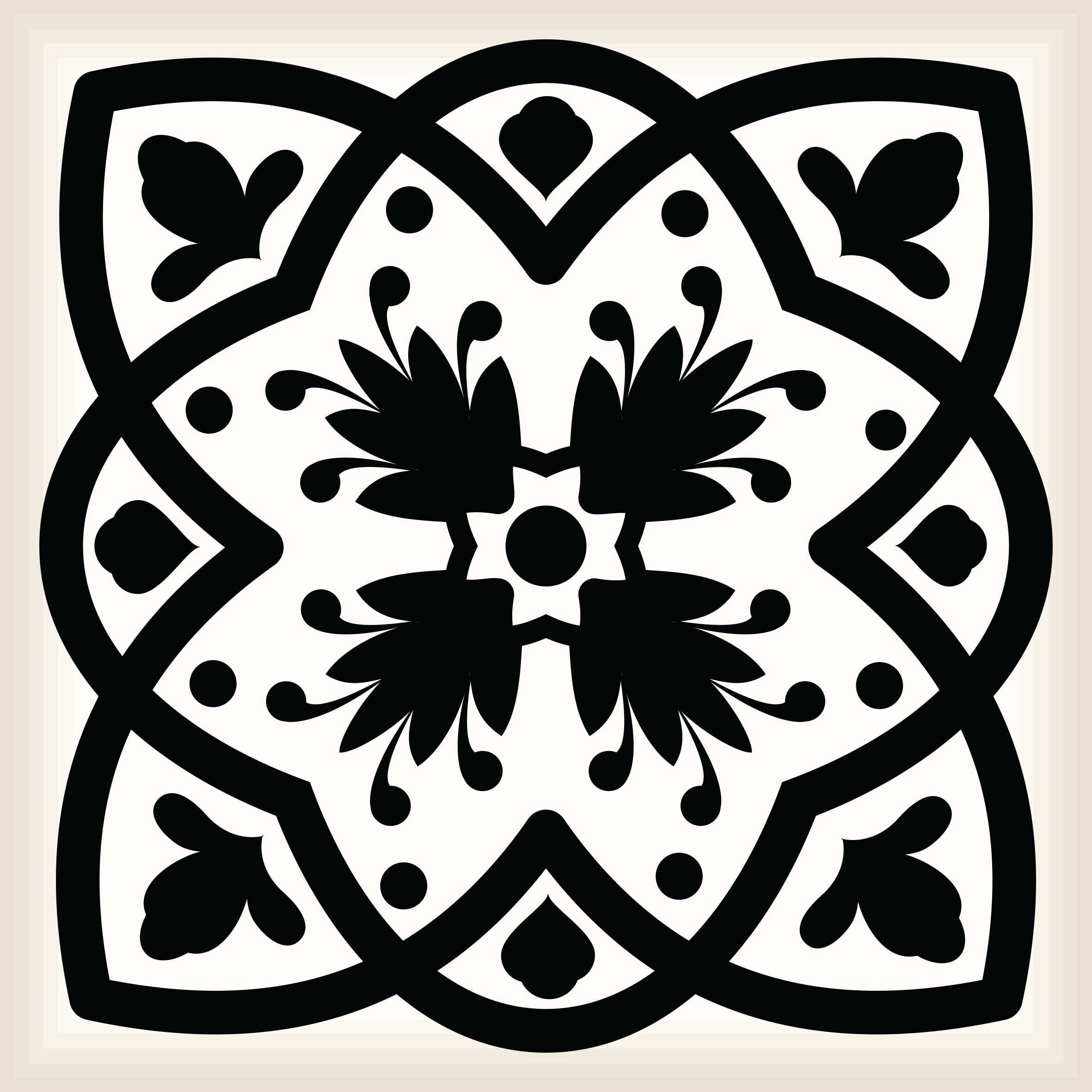 Mi Alma Black & White Collection Peel and Stick Tile Stickers 24 PC Set backsplash Tile Decals Bathroom & Kitchen Vinyl Wall Decals Easy to Apply Just Peel & Stick Home Decor (Line Decals, 4x4 Inch)