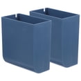 thumbnail image 1 of KAKOWELY 2Ud Organizador De Pared Azul Para Teléfono Y Útiles Con Fácil Sin Taladro Y Material PP, 1 of 8