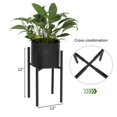 thumbnail image 5 of Fithood 2 Pack Metal Plant Stand Indoor Black, 5 of 5