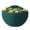 Green, variant on CANTAPVA Wall Hanging Planter, Semi-Circular Rattan-Look Wall Mounted Flower Pot, No-Drill Hanging Basket for Indoor Outdoor, Self-Watering Wall Planter for Plants, Herbs, Garden, Balcony