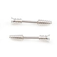 thumbnail image 4 of Nipple Barbell  Screw Bar Design Stainless Steel 16G, 4 of 5