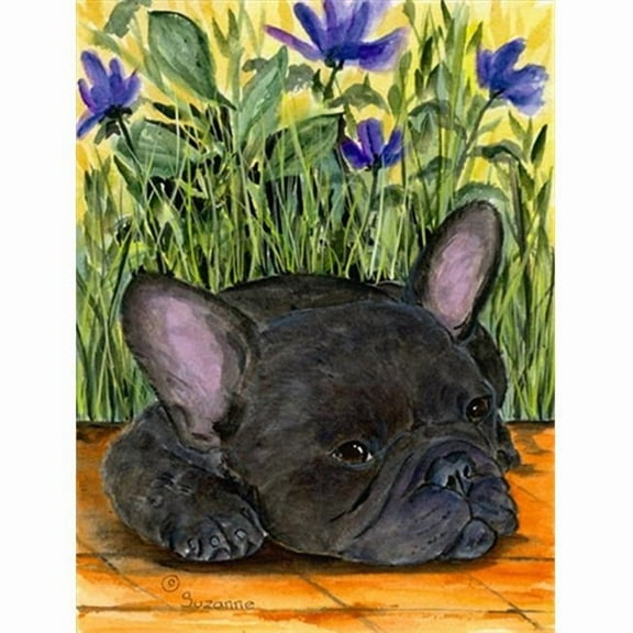 28 x 40 in. French Bulldog House Size Canvas Flag