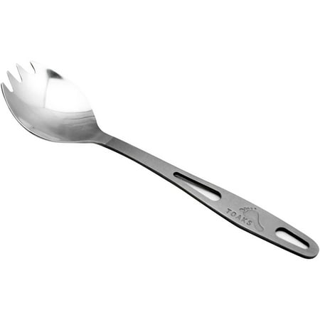 

TOAKS Polished Head Titanium Camping Spork with Matte Finish Handle