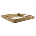 thumbnail image 2 of Better Homes & Gardens Solid Wood Tray With a Mirrored Bottom, 2 of 7